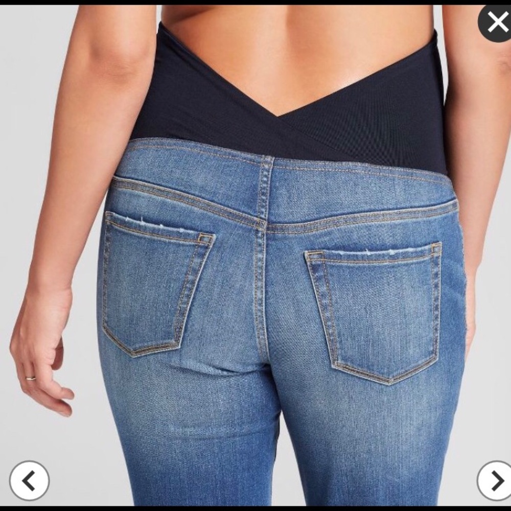 Plus Isabel maternity skinny crop jeans - Picture 2 of 6